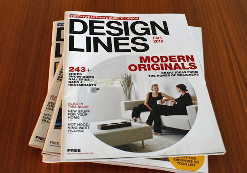 Designlines magazine guide to design shops in Toronto